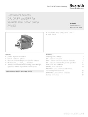 Rexroth A4VSO Pump